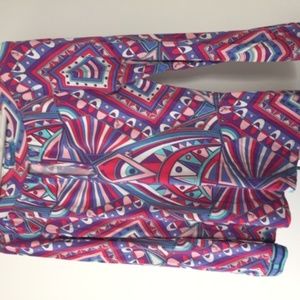 Women's Mario Pucci Top Classic Print